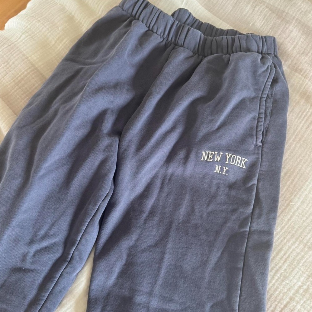 Brandy Melville John Galt Blue New York Sweatpants